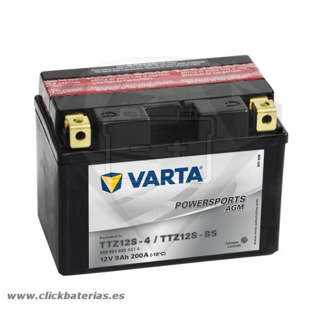 Bateria Varta Powersports AGM 50901 - TTZ12S-BS
