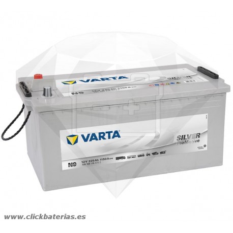 Batería de camión y vehículo industrial Varta Promotive Silver N9 225 Ah