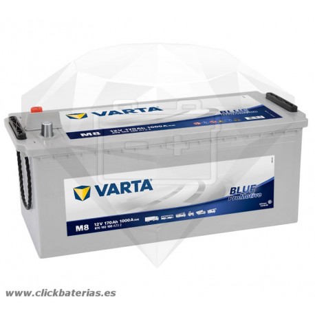 Batería de camión y vehículo industrial Varta Promotive Blue M8 170 Ah
