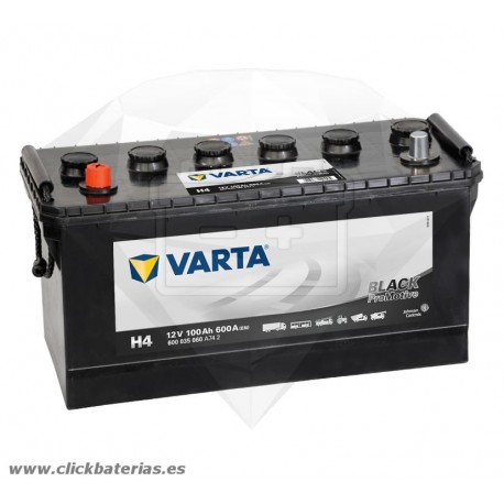 Batería de camión y vehículo industrial Varta Promotive Black H4 100 Ah