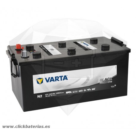 Batería de camión y vehículo industrial Varta Promotive Black N2 200 Ah