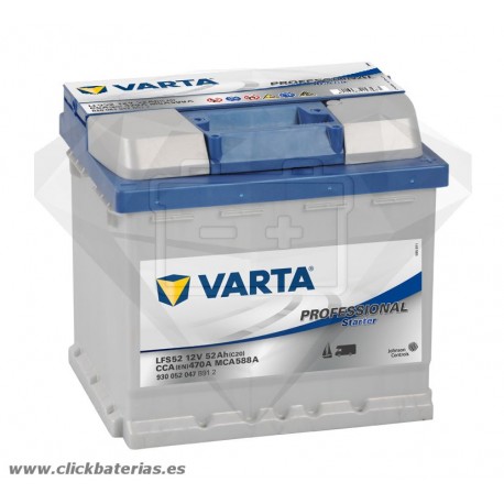 Batería de Caravana y Barco Varta Professional Starter LFS52