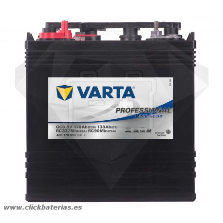 Batería de Caravana y Barco Varta Professional GC8