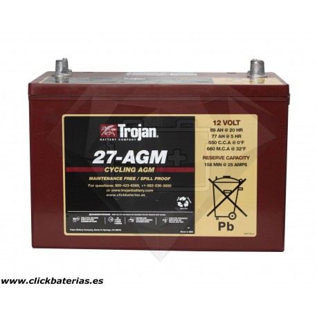 Batería Trojan 27 AGM