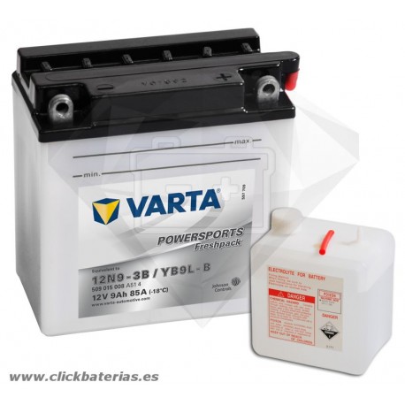 Bateria Varta Powersports  50915 - 12N9-3B / YB9L-B