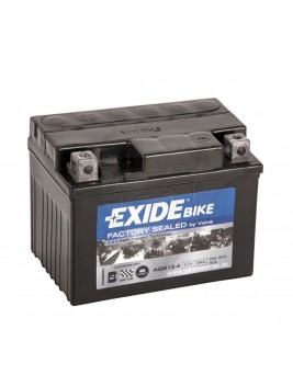 Batería de moto Exide Factory Sealed AGM12-4