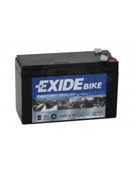 Batería de moto Exide Factory Sealed AGM12-7F