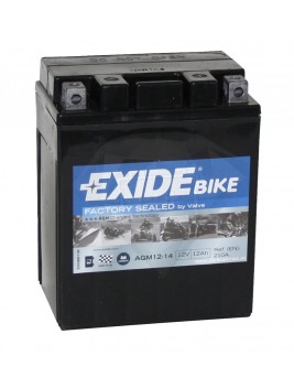 Batería de moto Exide Factory Sealed AGM12-14