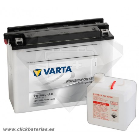 Batería de moto Varta Powersports51616 YB16AL-A2