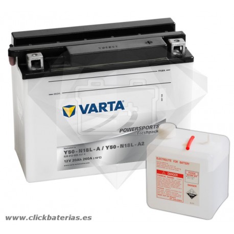 Batería de moto Varta Powersports 52012 Y50-N18L-A / Y50-N18L-A2