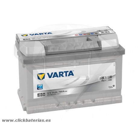 Bateria Varta E38 Silver Dynamic 74 Ah