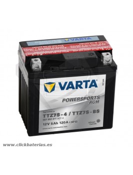 Bateria Varta Powersports AGM 50702 - TTZ7S-BS