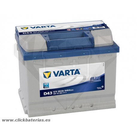 Bateria Varta D43 Blue Dynamic 60 Ah