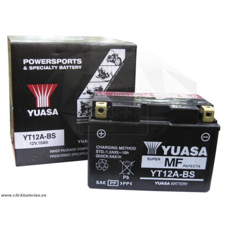Batería de moto YUASA YT12A-BS